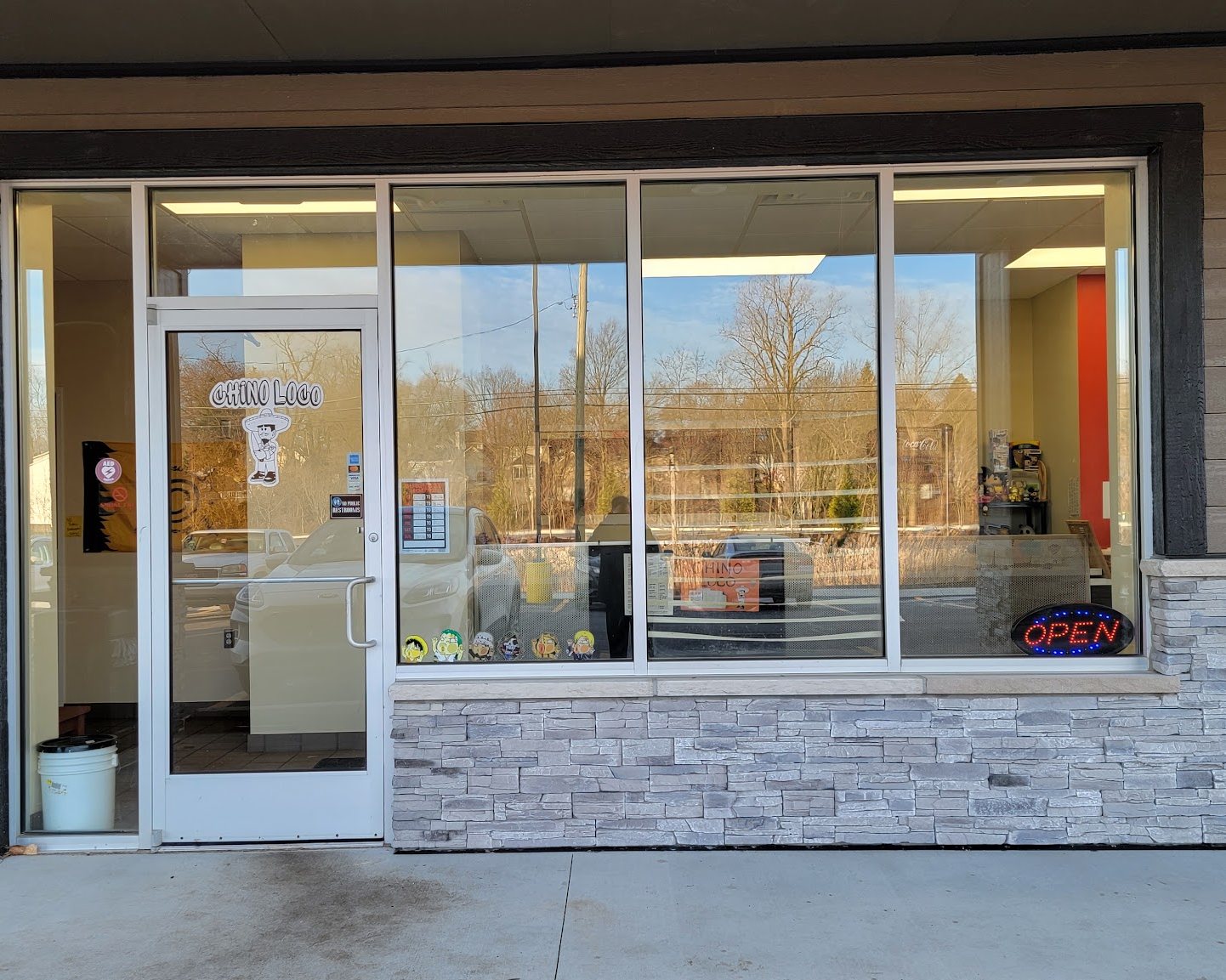 Chino Loco storefront in Milford